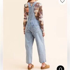 Levi's Light Blue Denim Overalls